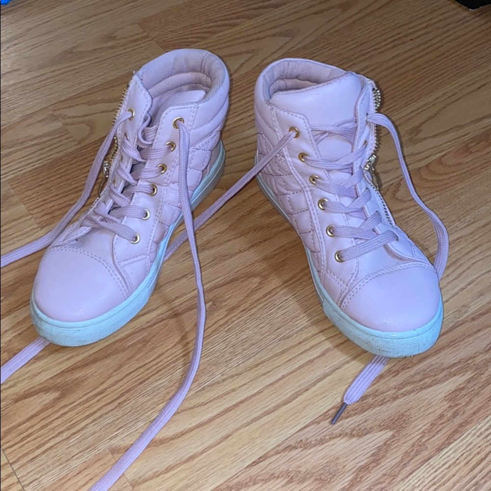 Pink high tops
